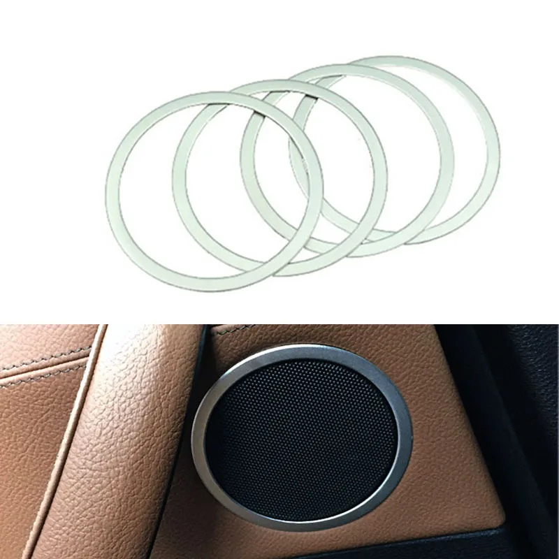 4 шт. наклейка на раму автомобильного динамика интерьерное покрытие кольца