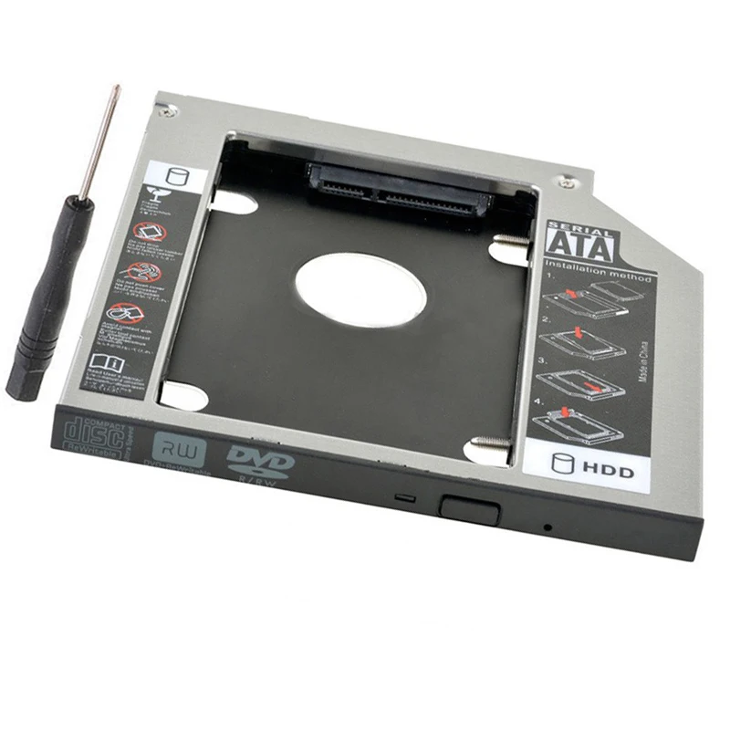 2nd SATA HDD SSD жесткий диск Caddy для MSI GE62VR GT72VR GE72VR GP72VR GL62 GL72 6QD MS 1796 GP62 6QF GUD0N DVD|Жёсткие