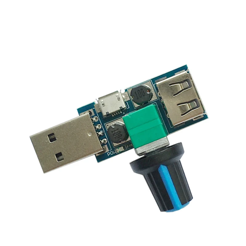 Мини USB регулятор скорости вентилятора 5 В постоянного тока контроллер ветра