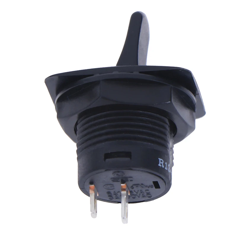Новый 1 шт. 6A 125VAC / 3A 250VAC R13 402A круглый ВКЛ SPDT поддерживаемый тумблер 2Pin|Выключатели|