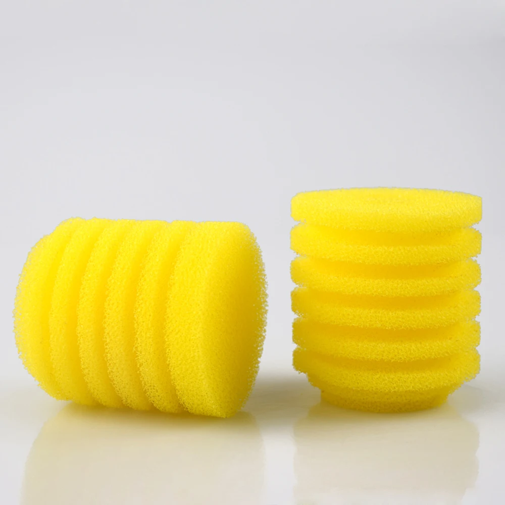 Губка фильтр для аквариума воздушный насос желтого цвета губка внутренний