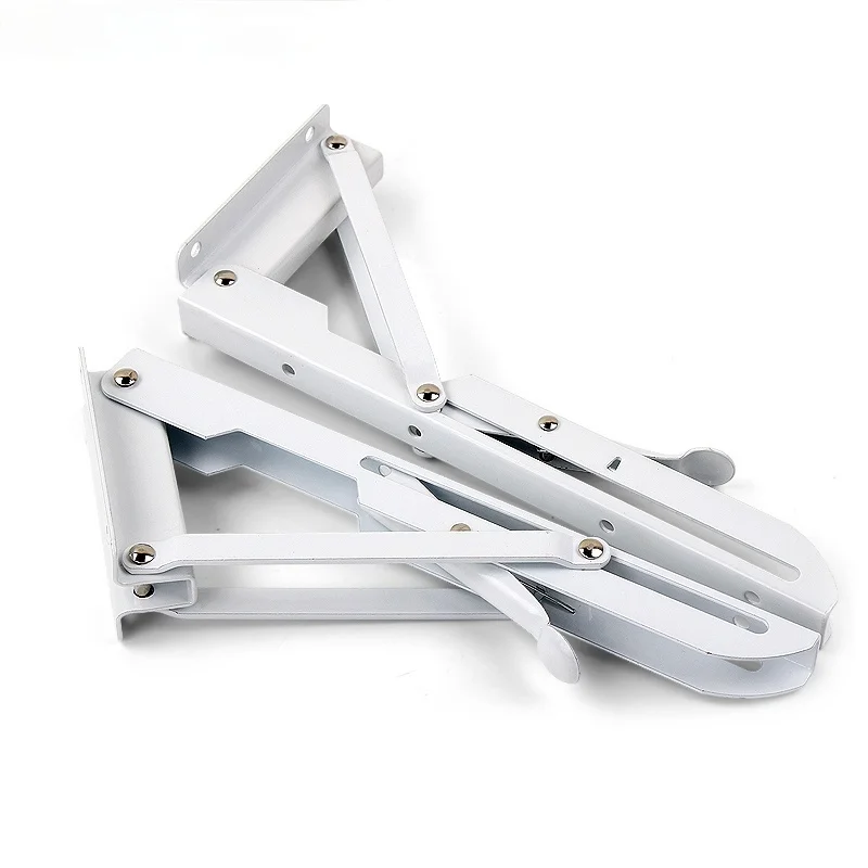 

2pcs Folding Angle Steel Bracket 8-20 Inch Tripod Heavy Support Adjustable Wall Mounted Table Furniture Hardware
