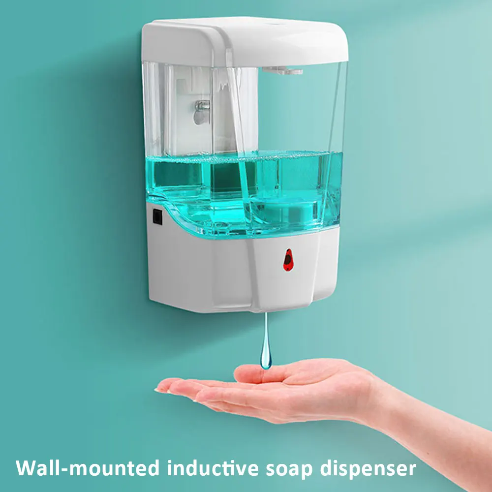 

700ML Intelligent Automatic Soap Dispenser Public Places Contact-free Household Foam Machine Infrared Hands-free Sensor