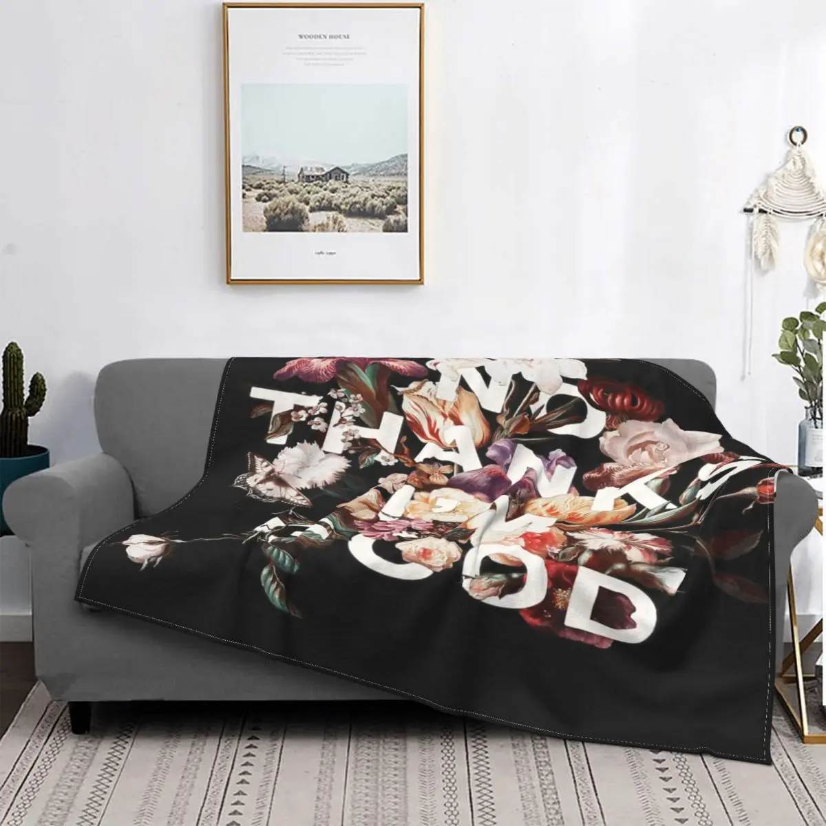 

No Thanks I'M Good Blanket Bedspread Bed Plaid Bedspread Sofa Blankets Hoodie Blanket Summer Bedspread