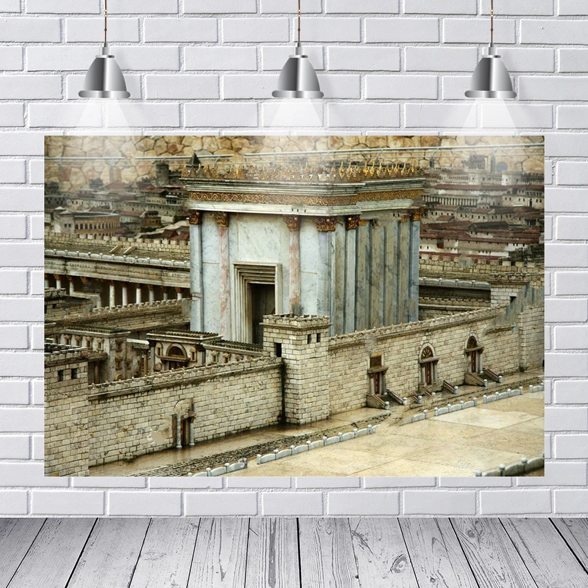 

Задний фон для фотосъемки с изображением храма второго Израиля и jerusма, высококачественный задний фон для фотосъемки с компьютерной печать...
