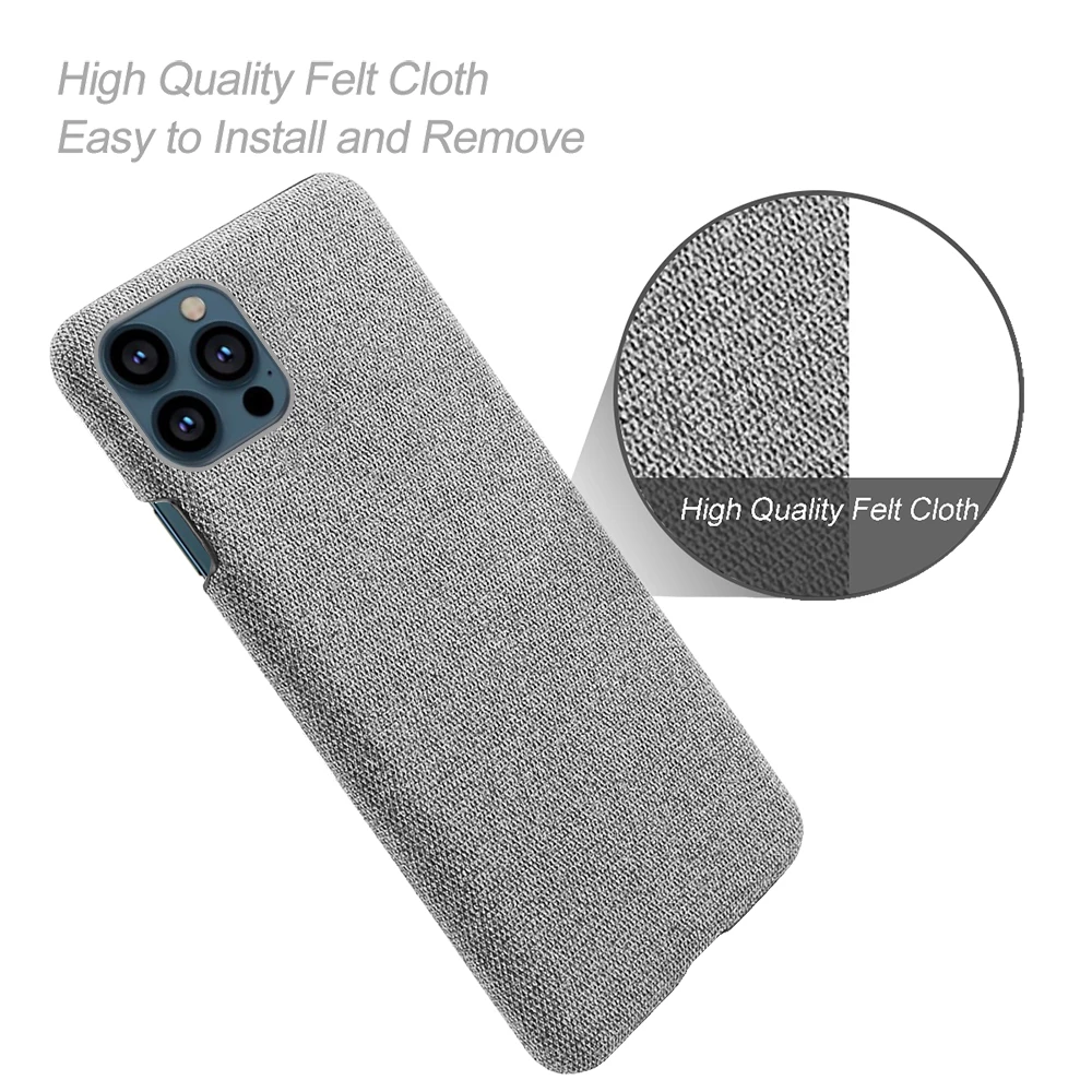 

Cloth Texture Woven Cover For iPhone 13 Pro XR X SE 2020 7 8 Plus Funda Antiskid Febric Case For iPhone 13 12 Mini 11 Pro XS Max
