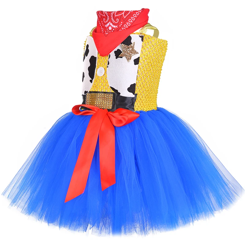 Костюм коровы Вуди для ролевых игр с шляпой девочек на день рождения Хэллоуин