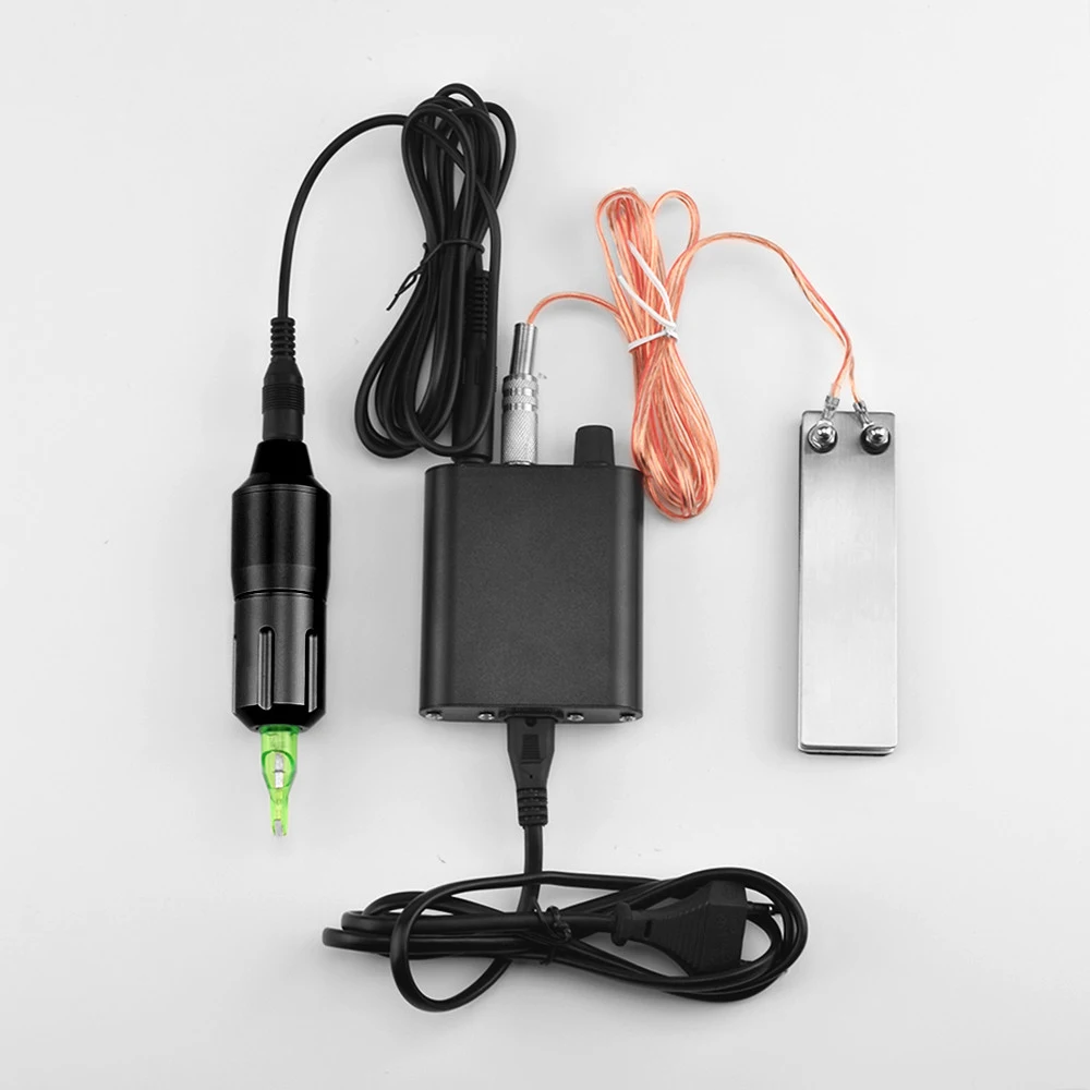 Горячий полный комплект татуировок машина с насадка для татуировочной машины