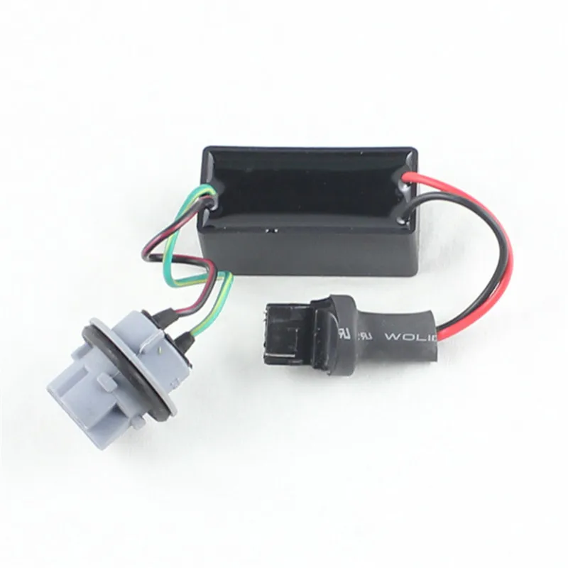 Rockeybright 2 шт. T20 7440 7443 светодиодный Ошибка CAN-шина с компенсатором помех нагрузочный резистор Hyper флэш-декодер 12V
