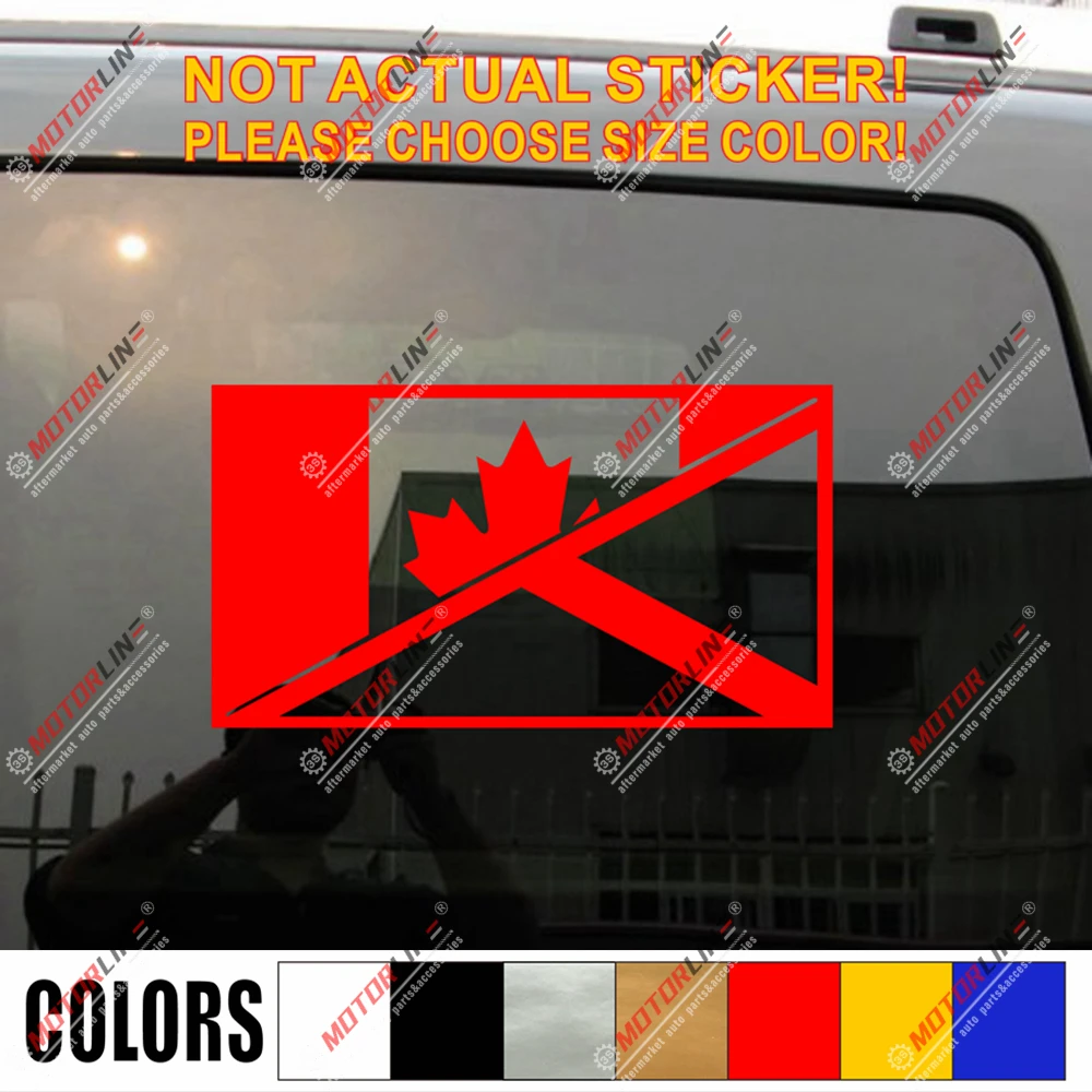 Шотландский канадский флаг Объединенная наклейка шотландский автомобиль