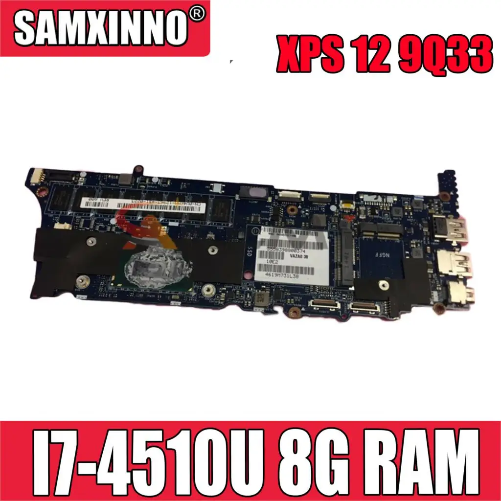 

Оригинальный Для Dell XPS 12 9Q33 Core I7-4510U 8G Оперативная память материнская плата CN-0C1CDC 0C1CDC VAZA0 LA-9262P материнская плата