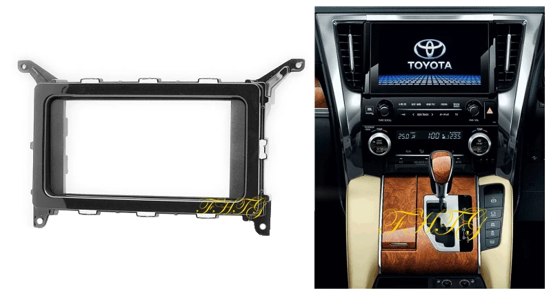 Автомобильный радиоприемник комплект приборной панели подходит для 2015 TOYOTA ALPHARD