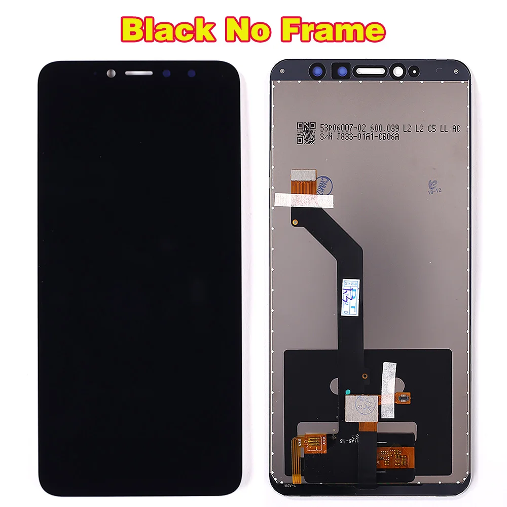 Vancca 5,99 дюймов для Xiaomi Redmi S2 ЖК-дисплей кодирующий преобразователь сенсорного экрана в сборе 1440*720 для Redmi Y2 рамка с 10 мультитач - Цвет: Black without Frame