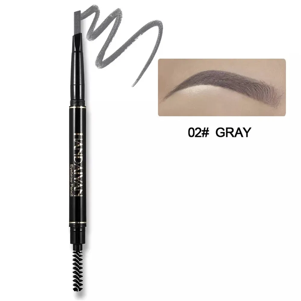 Sexy Women Gray Eyebrow Pencil Precise Brow Definer Natural Long Lasting Waterproof Blonde Brown Eye