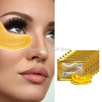 innicare 15pcs crystal collagen gold eye mask dark circles acne beauty patches for eye skin care korean cosmetics