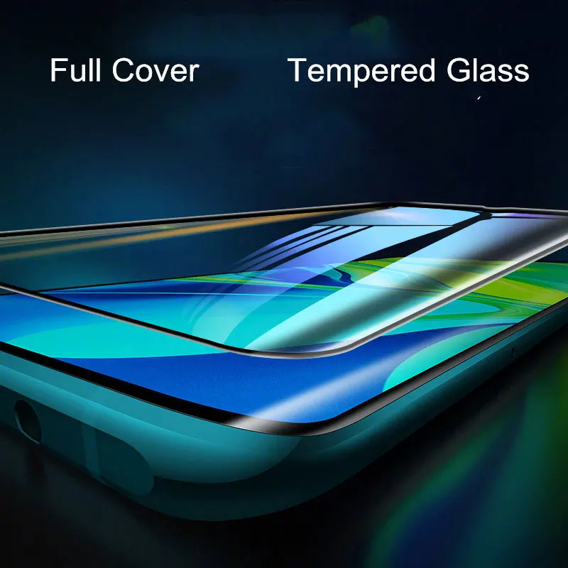 Glass for Xiaomi Mi 10 Tempered Curved Full Cover Ultra-thin Armor Screen Protector Note Mi10 Pro | Мобильные телефоны и
