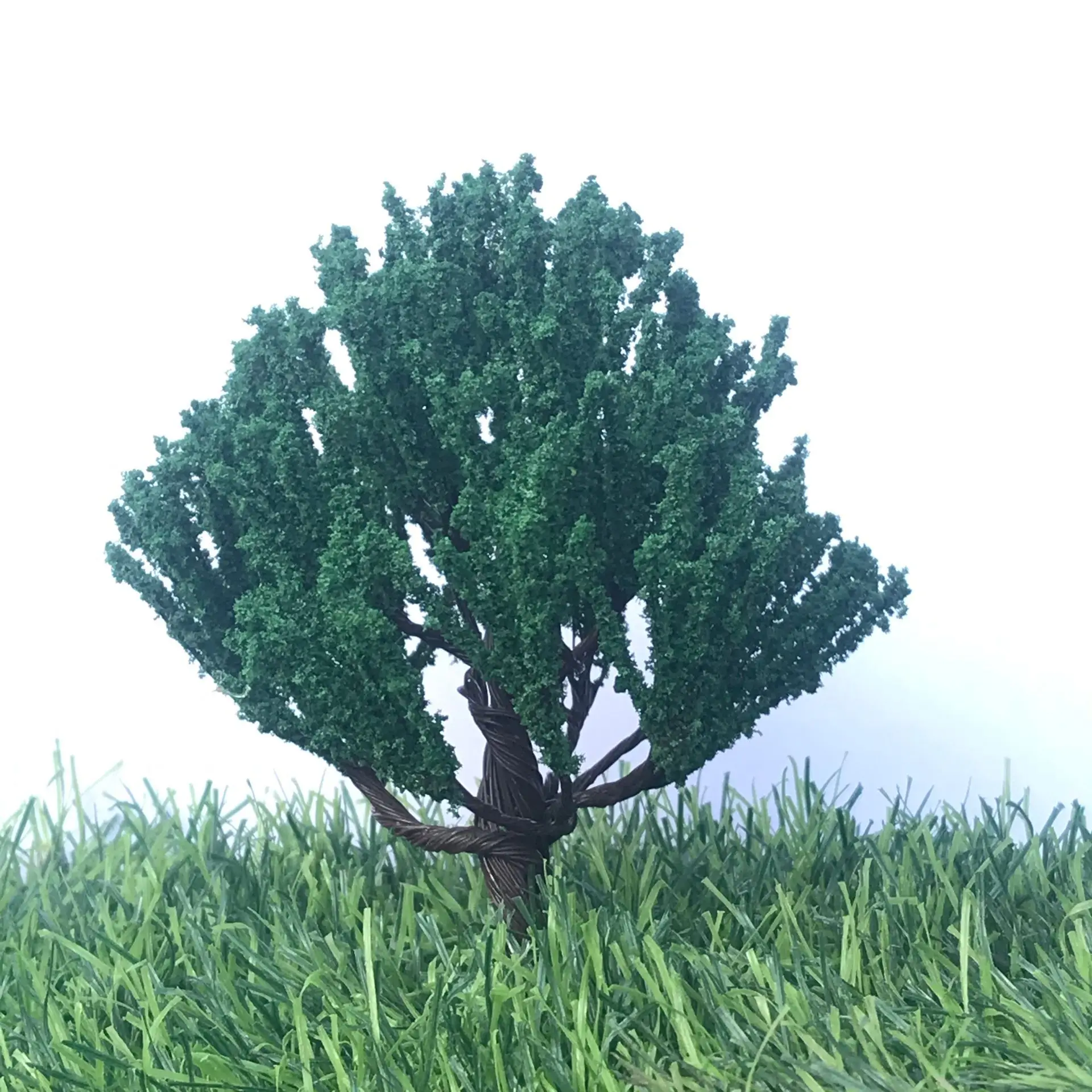 Новинка 2020, темно-зеленая фотография, миниатюрная цветовая гамма, модель поезда trees2 шт