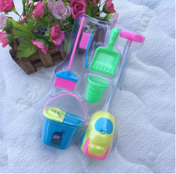 Lols куклы Вакуумный Очиститель унитаза Западного Типа швабры щетки для мусора