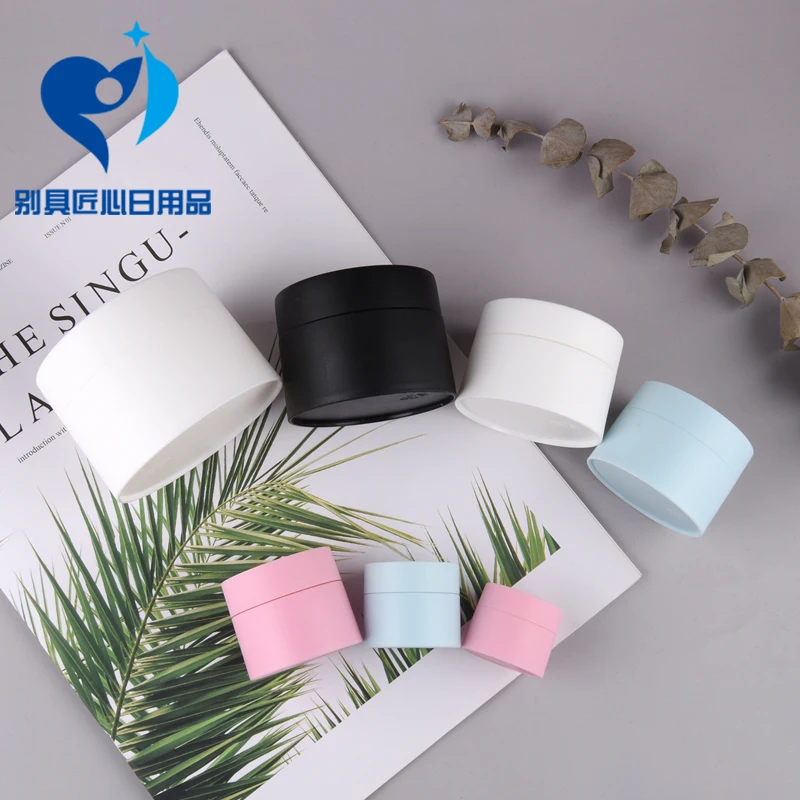 10 шт./лот 3g/Φ/10g/1 5g PP чисто белая банка для крема лица косметика пустые