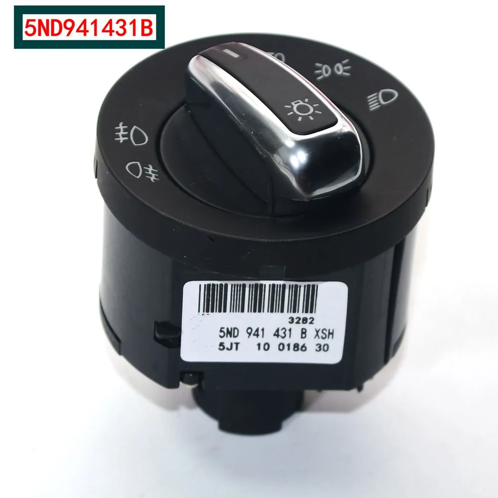 Оригинальный хромированный переключатель OEM + Датчик автомобильных фар для Passat B6