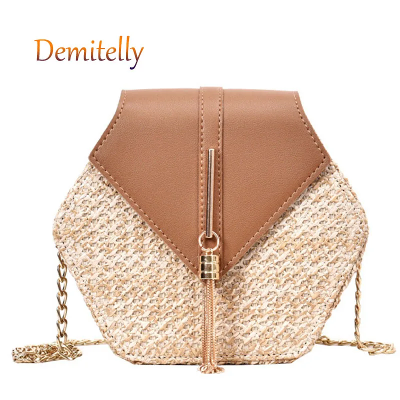 Сумочка Tzitzit Fashion Sense Hardware новая Шестигранная плетеная Женская пляжная сумка для