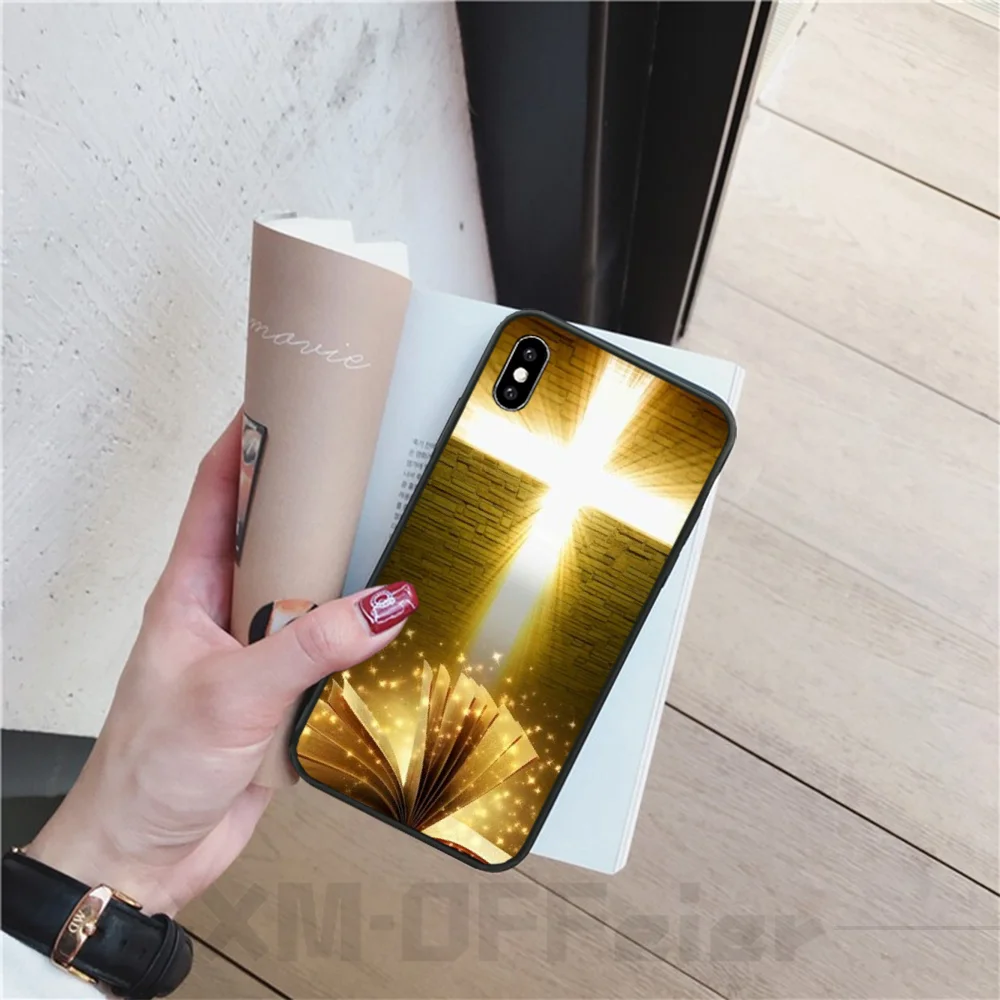 LJHYDFCNB христианский крест Новое поступление чехол для телефона iphone 5 5s 5C SE 6 6s 7 8 plus X