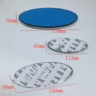 ABS серебристый, синий капот, решетка, передний, задний багажник, задний бампер, значок, эмблема для стайлинга автомобиля, логотип, значок для Ford, автомобильные аксессуары