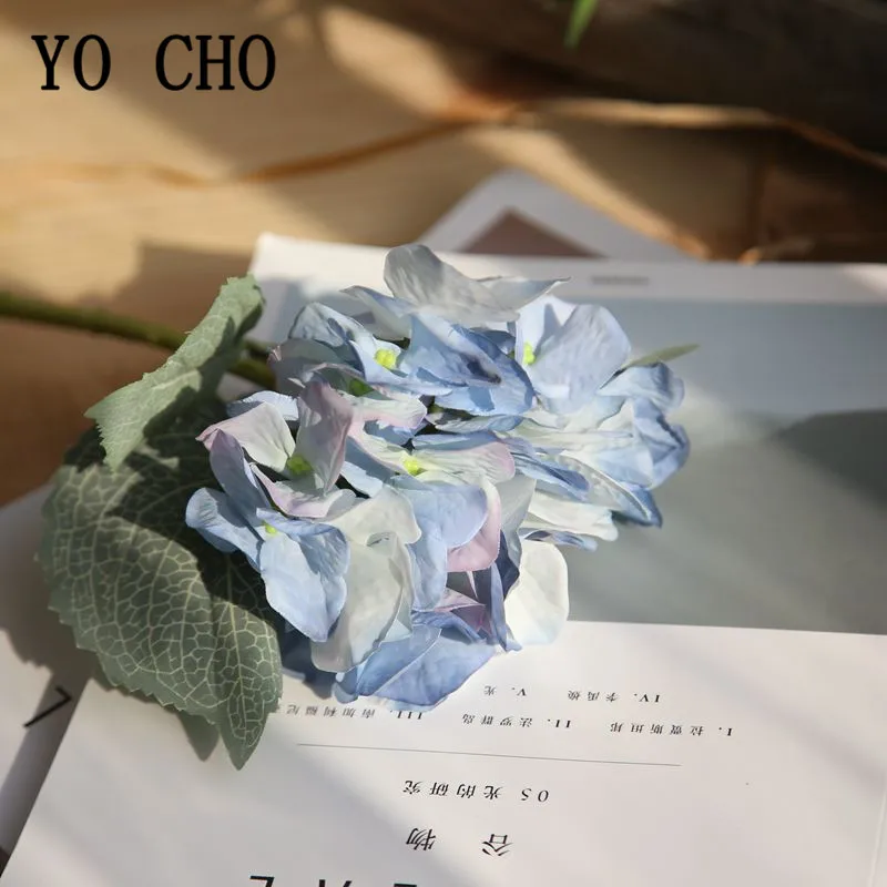 Искусственная ветка гортензии YO CHO свадебное украшение цветы для дома Осеннее