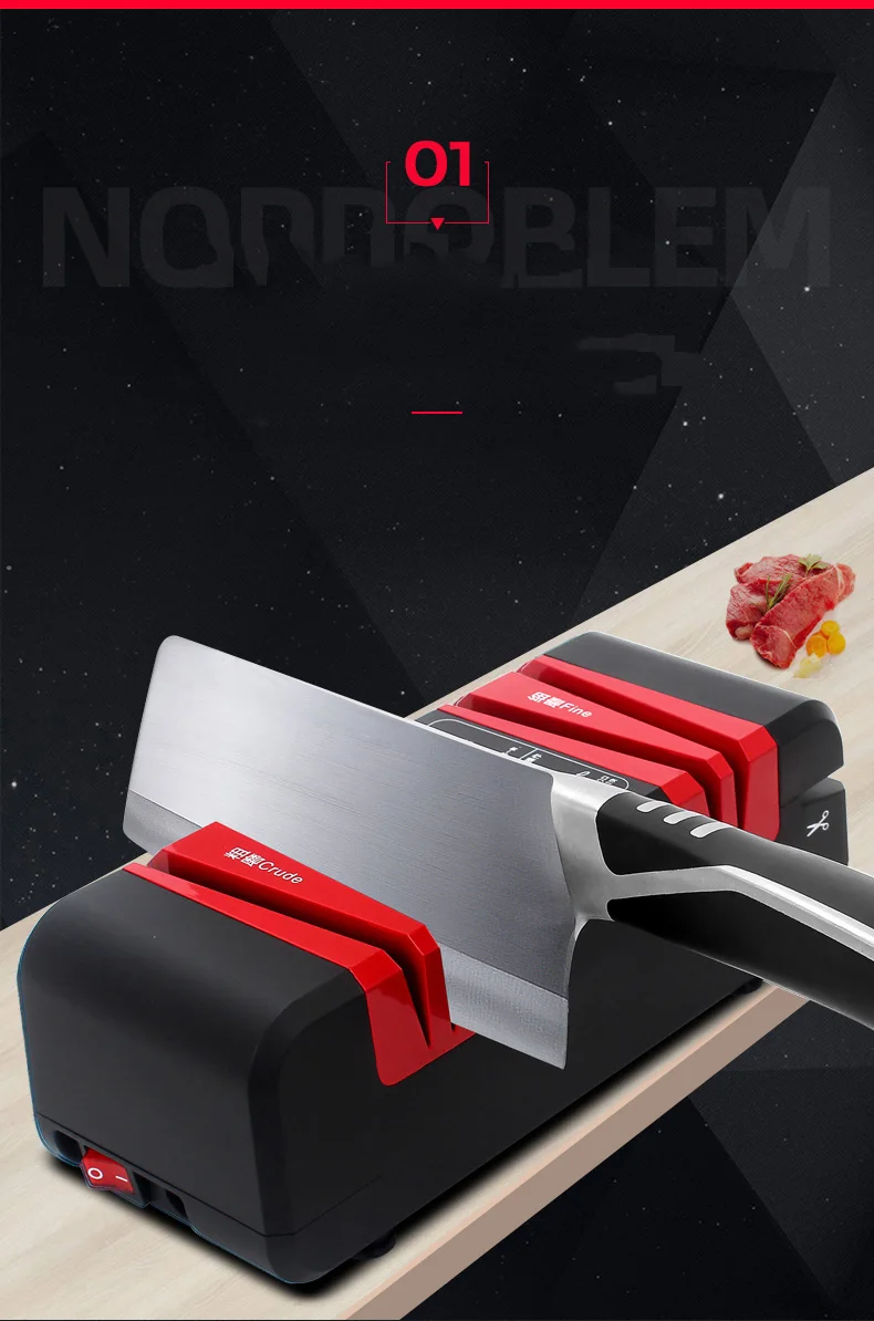 

Multifunctional Automatic Cut Sharpeners Intelligent Quick Cut Sharpener Household Electric Kitchen Cutter Grinder