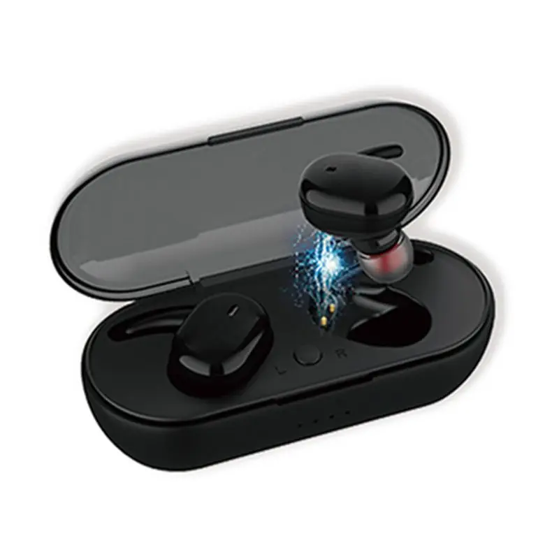 

Bluetooth 5.0 Wireless Headphones Earbudswith Pocket Charging Case TWS Sweat-Proof in-Ear Earphones
