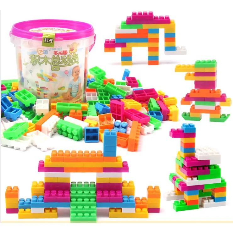 

Детский конструктор Zhenwei, набор из 104 блоков для раннего развития