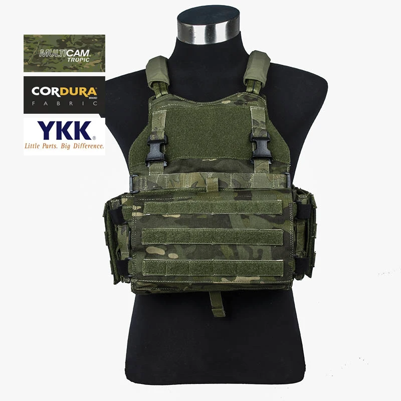 TMC SCA Light Weight Plate Carrier Molle Tactical Vest Large Size Multicam® Tropic TMC3163(051407)