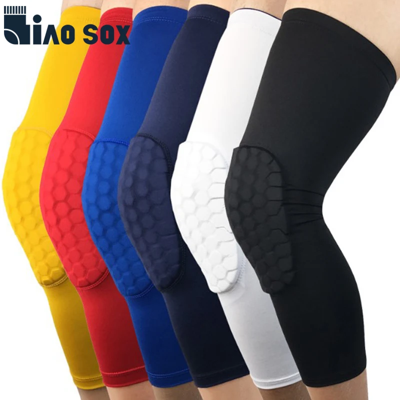 Баскетбольные наколенники 1 шт. защитный компрессионный рукав сотовый фиксатор