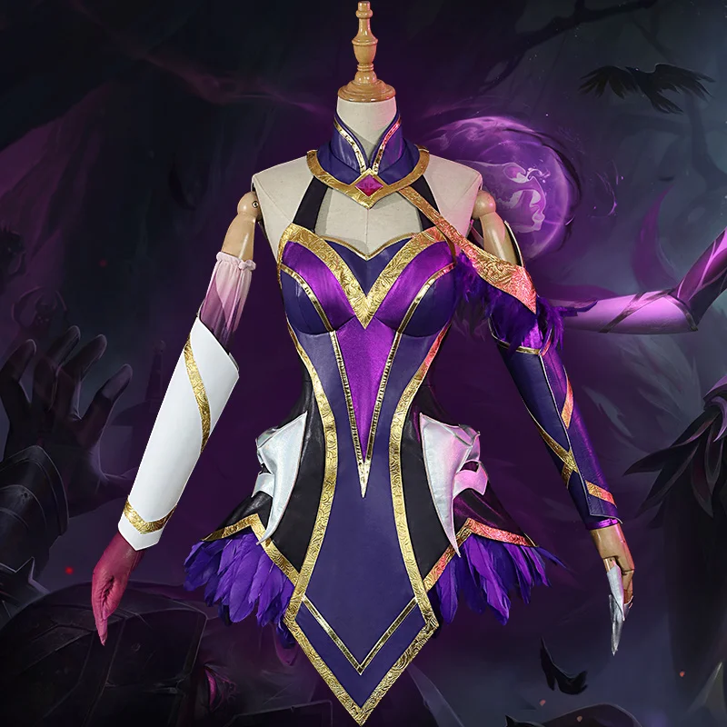 Аниме Игра LOL Femeal Hero Ahri девять хвостов сексуальное новое платье Лолита форма