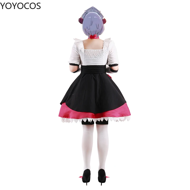 YOYOCOS Genshin Impact Noelle Косплей Костюмы милая горничная наряд Аниме косплей Хэллоуин