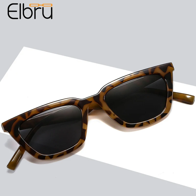 

Elbru 2021 новые маленькие квадратные солнцезащитные очки, модные ультралегкие красочные очки для женщин, Винтажные Солнцезащитные очки, прозр...