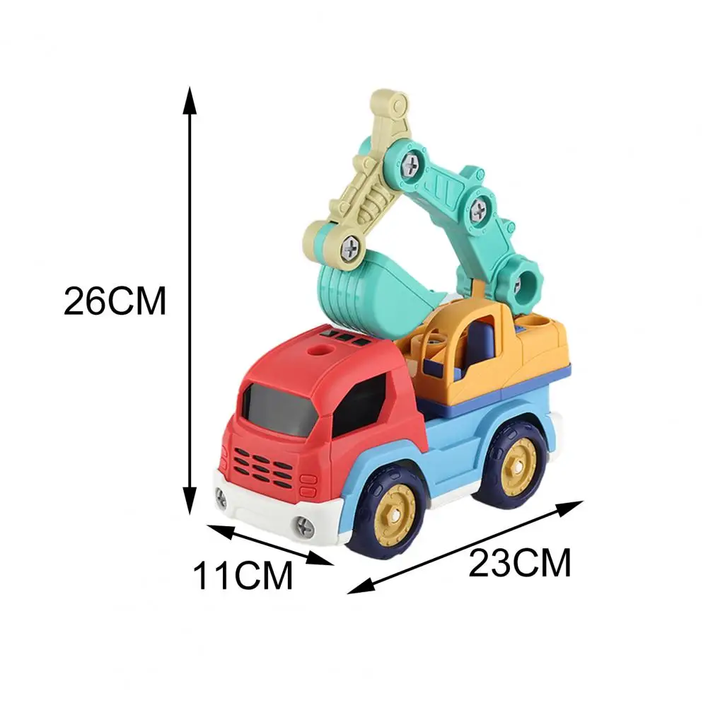 

Engineering Vehicle Model Removable Educational Toys Plastic Disassembly Simulation Vehicle Model for Kids