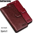 Магнитный чехол для Sony Xperia X, чехол-книжка для Sony X, F5122, F5121, силиконовый чехол-кошелек, магнитная застежка, кожа