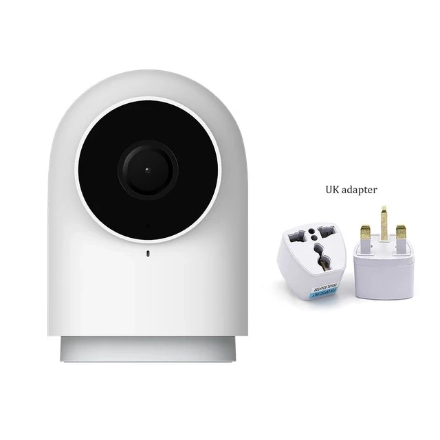 Add UK plug Aqara 1080P умная камера G2 концентратор шлюзы издание Zigbee связь IP Wi-Fi беспроводная облачная Домашняя безопасность умные устройства - Цвет: Add UK plug
