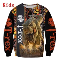 love dinosaur hoodies t shirt 3d printed kids sweatshirt long sleeve boy for girl funny animal pullover 13
