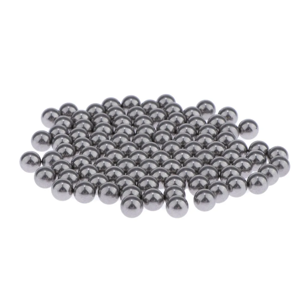 Pack of 100 5mm Smooth Stainless Steel Mini Paint Mixing Balls Accessories | Игрушки и хобби