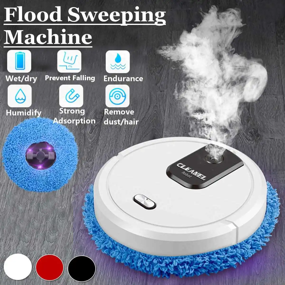 

Fully Automatic Multifunctional USB Charging Sweeping Robot Home Cleaning Dry and Wet Mop UV Disinfection Cleaner Machine