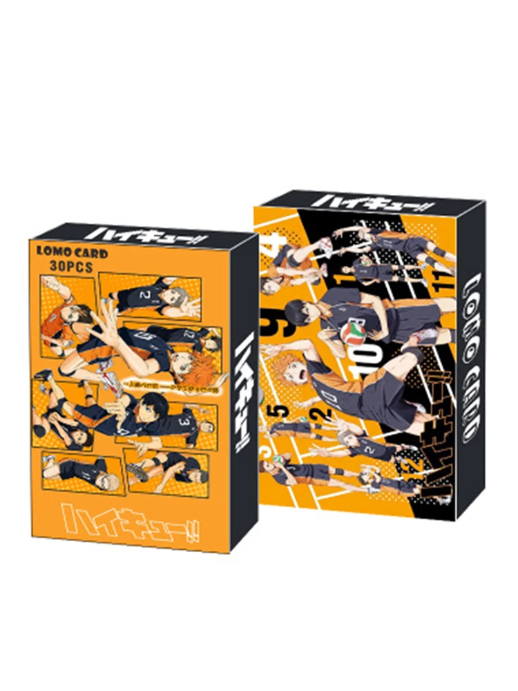 

Anime Toaleta Hanako-kun Cosplay Haikyuu!! Volleyball Boy LOMO Card Anime Cartoon Character Pattern Card Fan Collection Gift