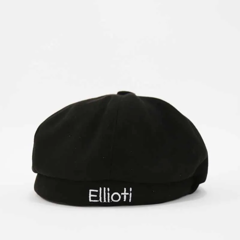 

Korea Autumn Winter Men Women Letter Embroidery Berets Female Girls Travel Beret Hat Painter Hat Boina French Hat Black Beret
