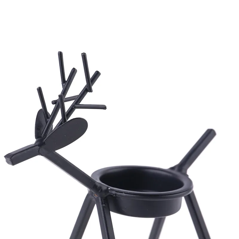 Рождественский олень подсвечник европейский Железный Подсвечник канделябр на