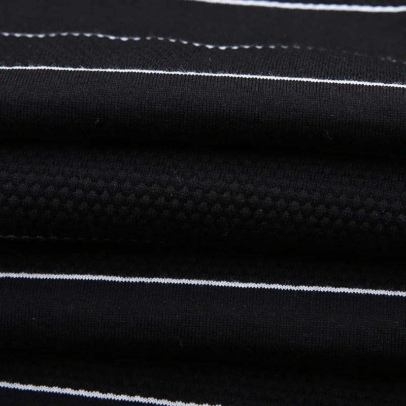 

New Arrival Fashion Summer Super Large Men Short Sleeve Pure Cotton Stripe Casual Striped Knitted Tshirt Plus Size XL-5XL6XL 7XL