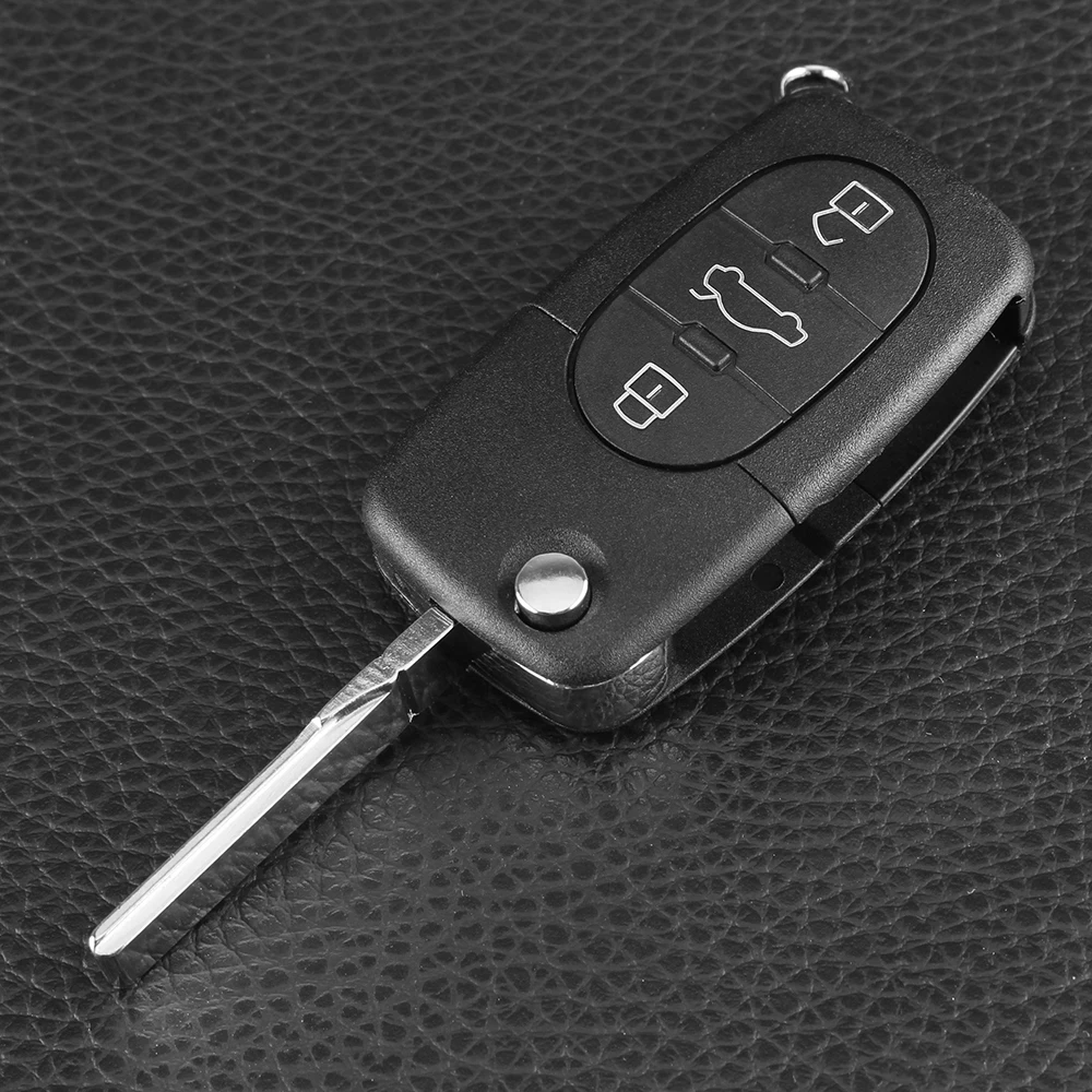 Замена KEYYOU 3 кнопки откидной складной чехол для ключа автомобиля оболочка брелок