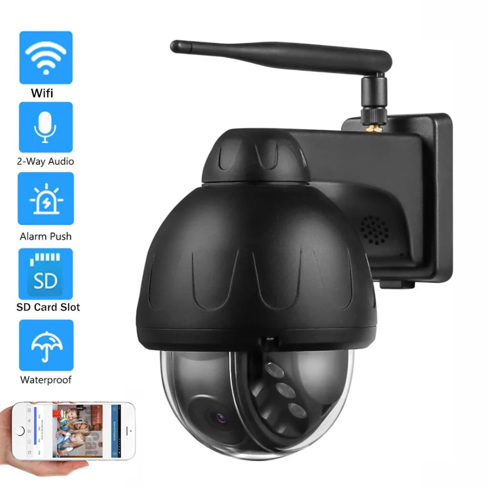 

2MP 5MP Auto Tracking IP Camera Wifi Outdoor Wireless Security Camera Pan Tilt 3x Digital Zoom Audio Network CCTV Surveillance