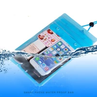 outdoor large waterproof bag pvc transparent moblie phone case underwater touch screen dry pouch for swimming beach rafting