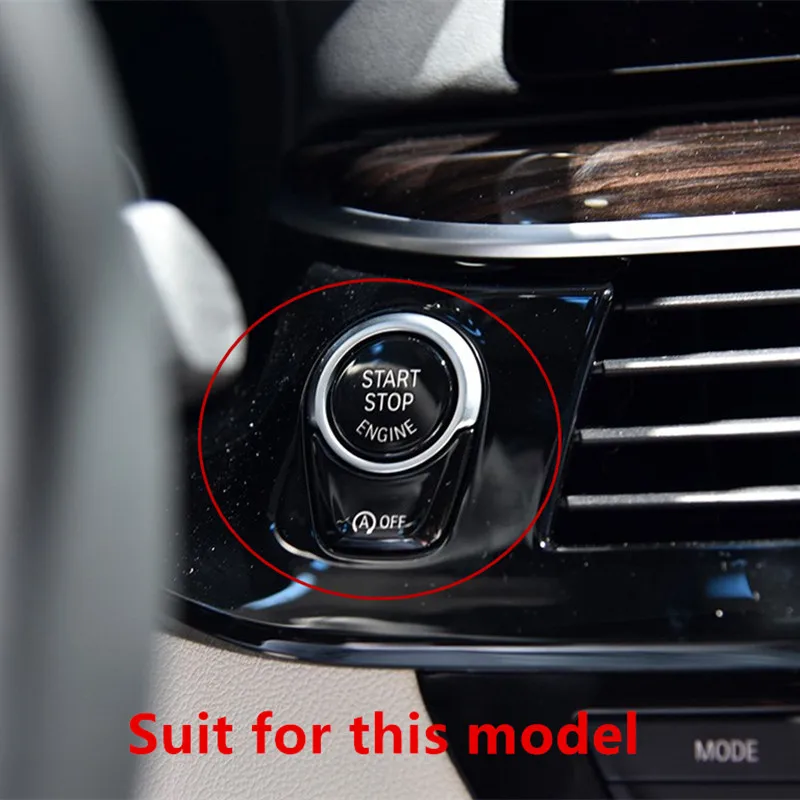 Для BMW 5 серии G30 G38 X3 G01 2018-2020 кнопки переключателя включения и остановки